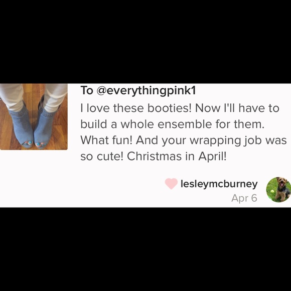 ‼️FEW LEFT‼️💙BLUE GRAY SUEDE PEEP TOE BOOTIES NIB - Picture 5 of 8